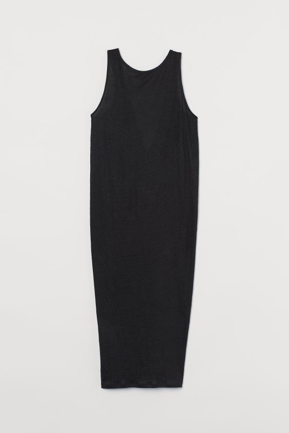 Lniana sukienka H&M