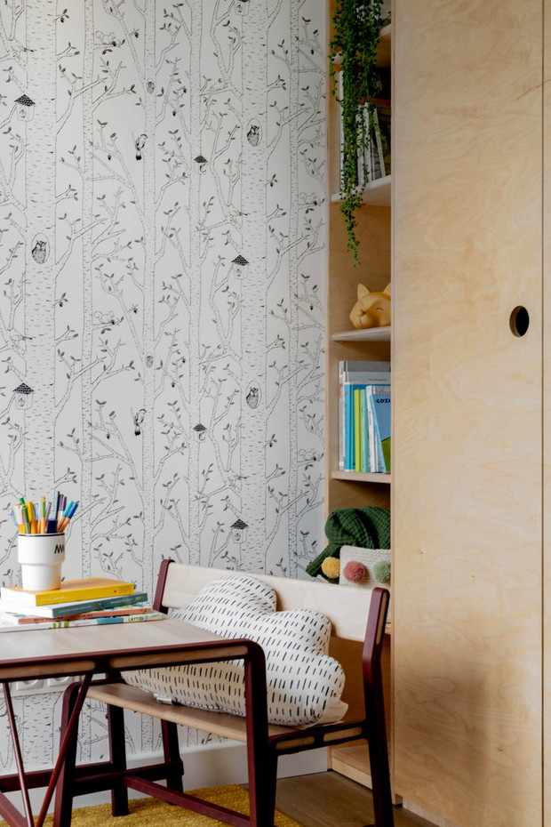 Zielone mieszkanie na warszawskim Bemowie, projekt: Gabriela Bartczak, Design My Deer