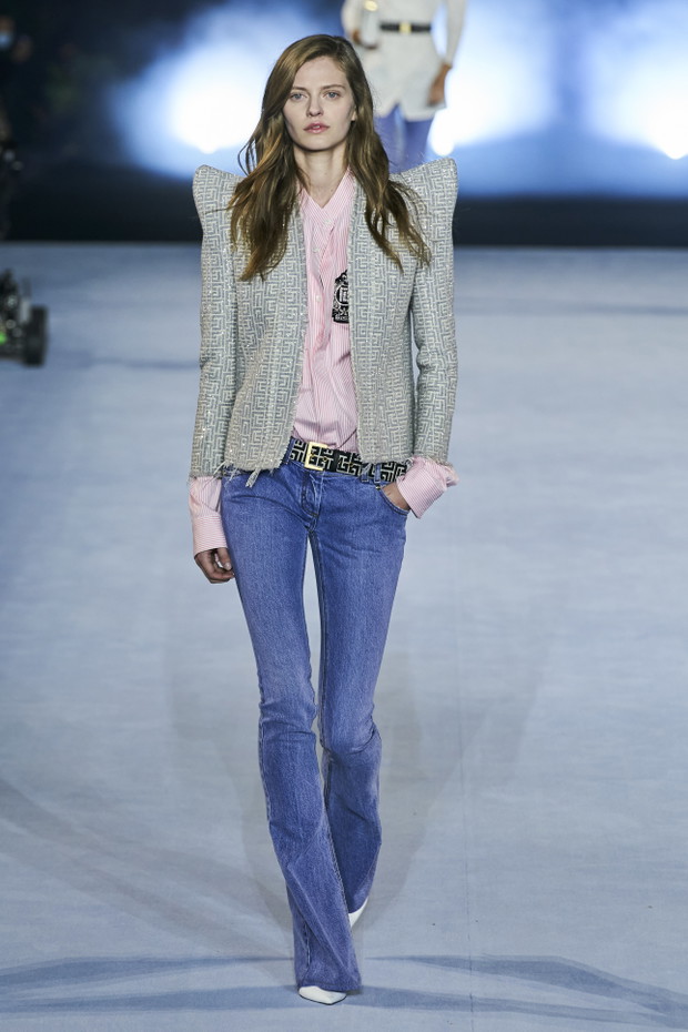 Balmain wiosna-lato 2021: kobiety Oliviera