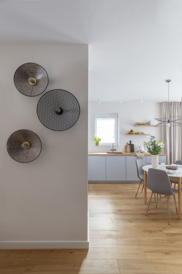 Mieszkanie na Białołęce, projekt wnętrza: architekt wnętrz Katarzyna Piotrowska, Decoroom, projekt kuchni: architekt wnętrz Katarzyna Domańska, Decoroom