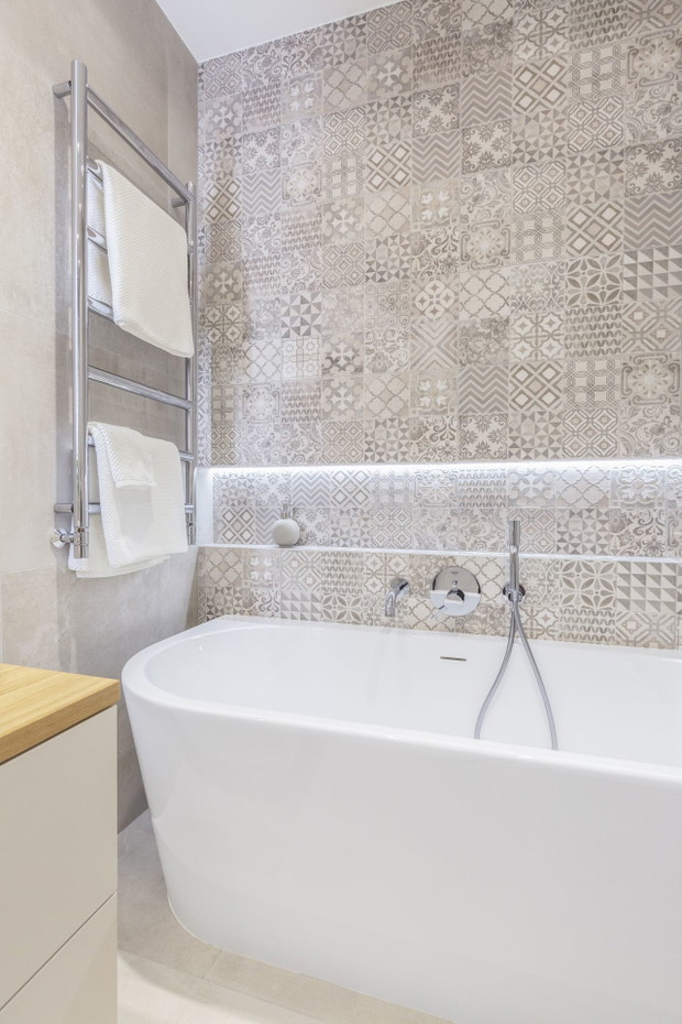 Mieszkanie na Białołęce, projekt wnętrza: architekt wnętrz Katarzyna Piotrowska, Decoroom, projekt kuchni: architekt wnętrz Katarzyna Domańska, Decoroom