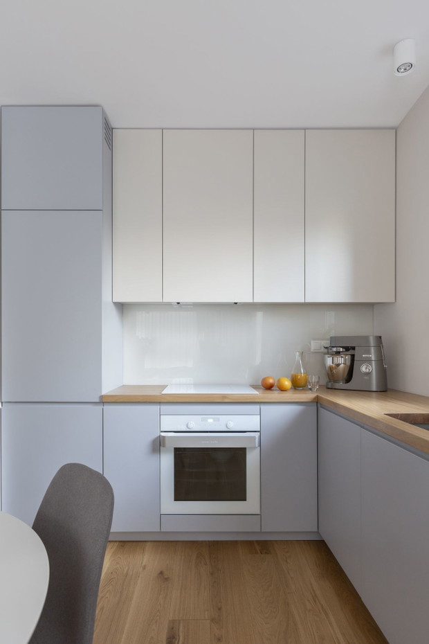 Mieszkanie na Białołęce, projekt wnętrza: architekt wnętrz Katarzyna Piotrowska, Decoroom, projekt kuchni: architekt wnętrz Katarzyna Domańska, Decoroom