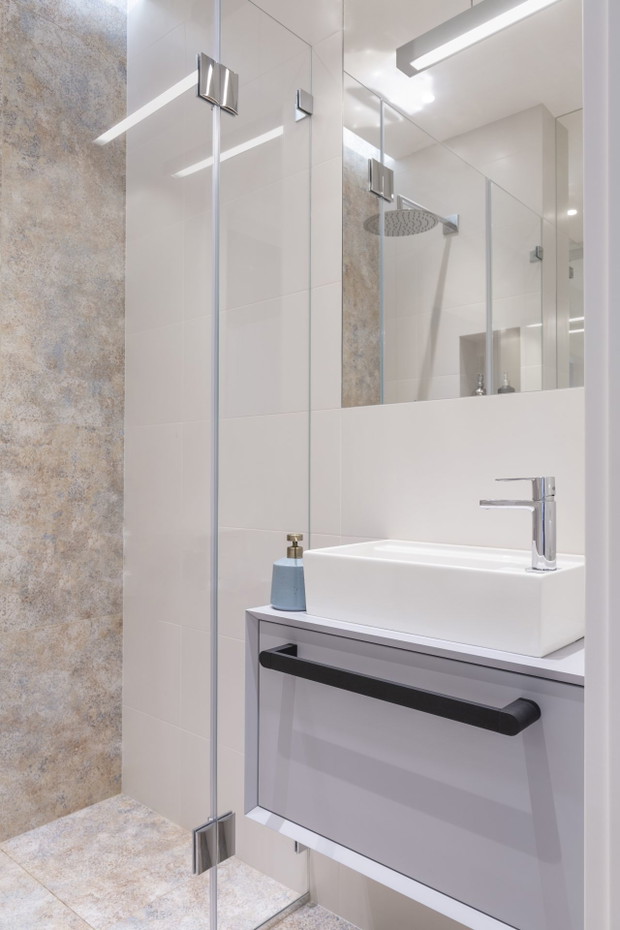 Mieszkanie na Białołęce, projekt wnętrza: architekt wnętrz Katarzyna Piotrowska, Decoroom, projekt kuchni: architekt wnętrz Katarzyna Domańska, Decoroom