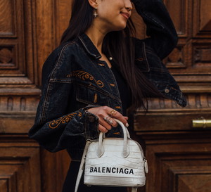 Street fashion Paris Fashion Week jesień-zima 2021/2022