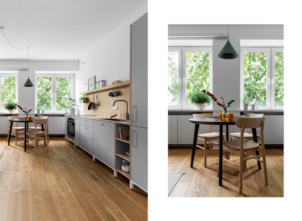 Mieszkanie na warszawskiej Pradze, projekt: Tamaga studio, Mateusz Góra, Agata Gryszkiewicz