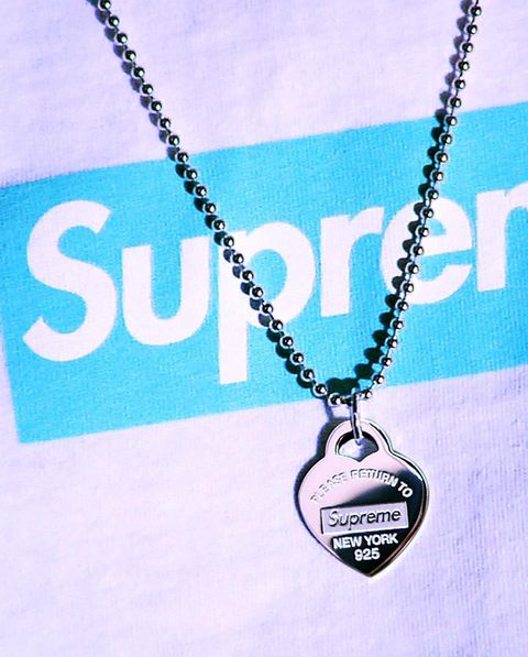 Biżuteria Tiffany x Supreme