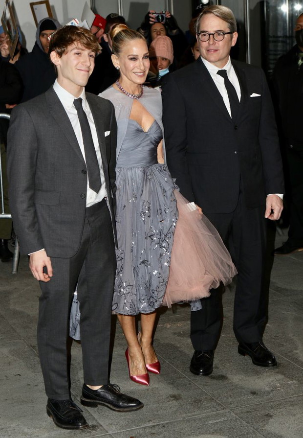 Sarah Jessica Parker, Matthew Broderick i James Wilkie Broderick na premierze And Just Like That