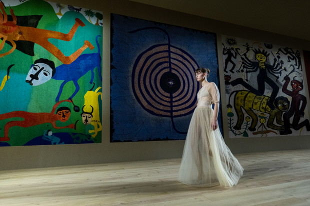 Wybieg Dior haute couture wiosna-lato 2022