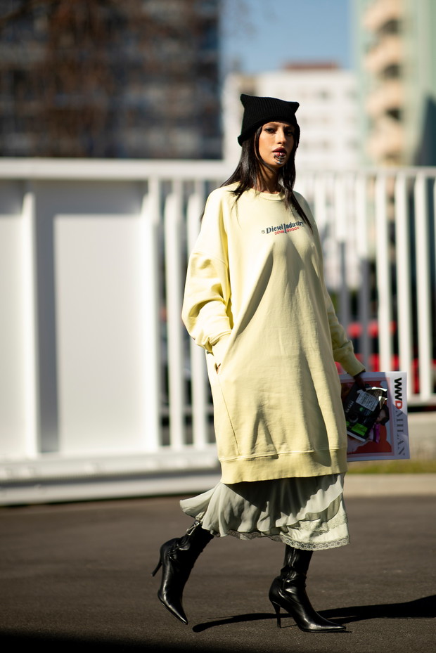 Milan Fashion Week jesień-zima 2022/2023: street style
