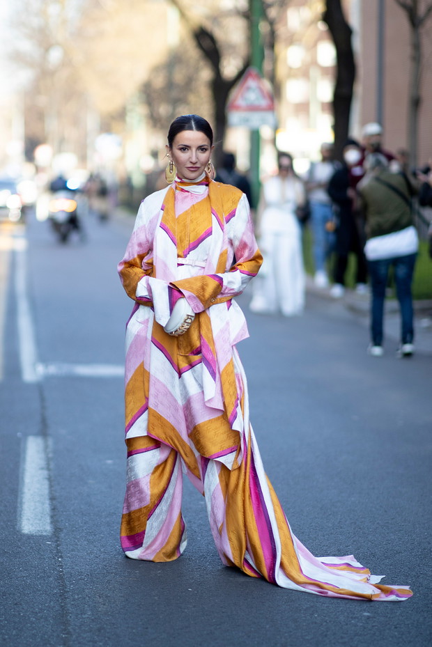 Milan Fashion Week jesień-zima 2022/2023: street style