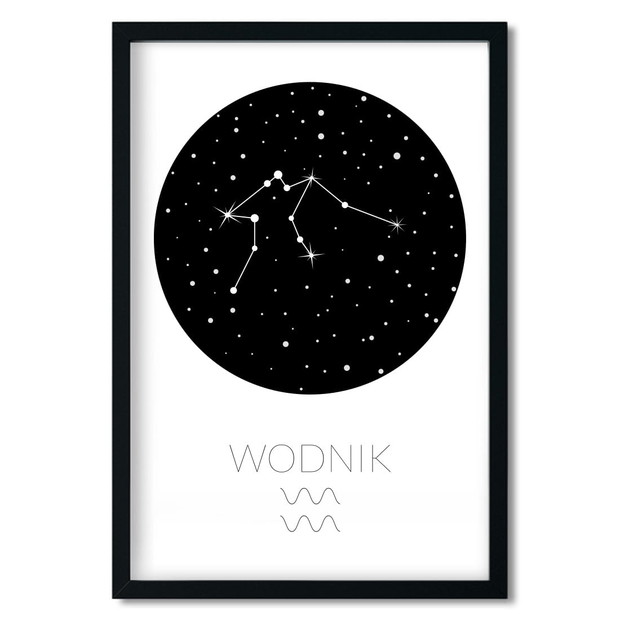 Plakat ze znakiem zodiaku z pastelowelove