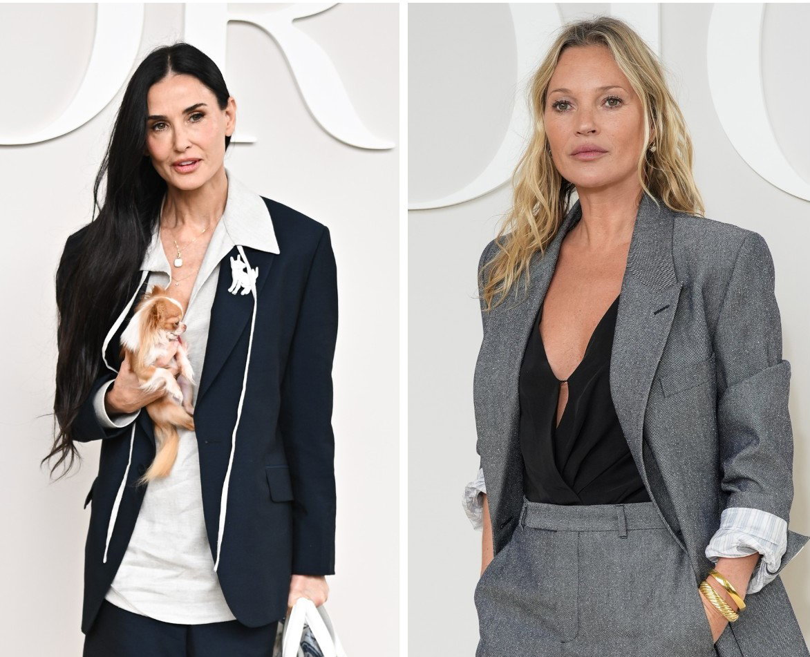 demi moore, kate moss