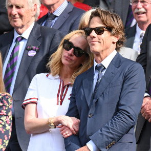Julia Roberts z mężem na Wimbledonie 2024