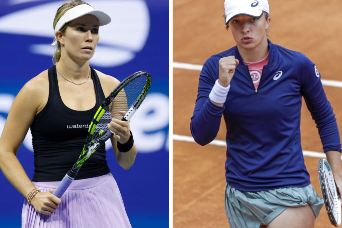 Iga Świątek Danielle Collins