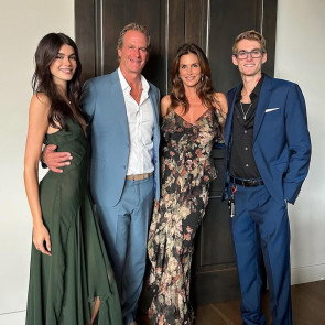 Cindy Crawford z rodziną. 25-letni syn również poszedł w ślady matki