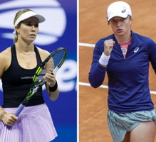 Iga Świątek Danielle Collins