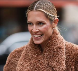 Fluffy jacket z H&M na zimę, płaszcz