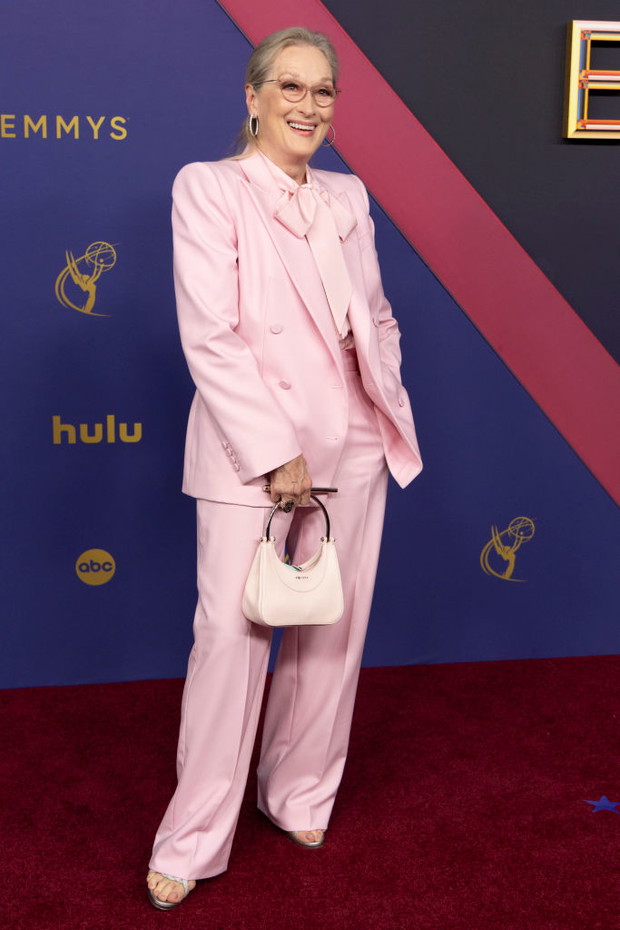 Meryl Streep w garniturze Alexander McQueen