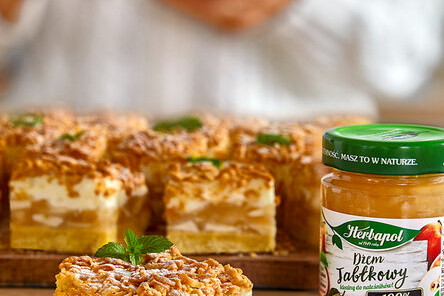 Pomysły na świąteczne przepisy z produktami dżemowymi Herbapol