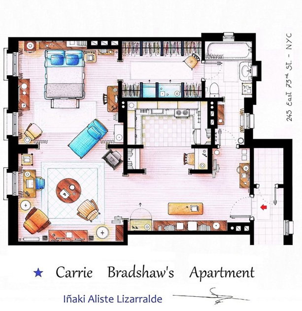 Mieszkaj jak Carrie Bradshaw!