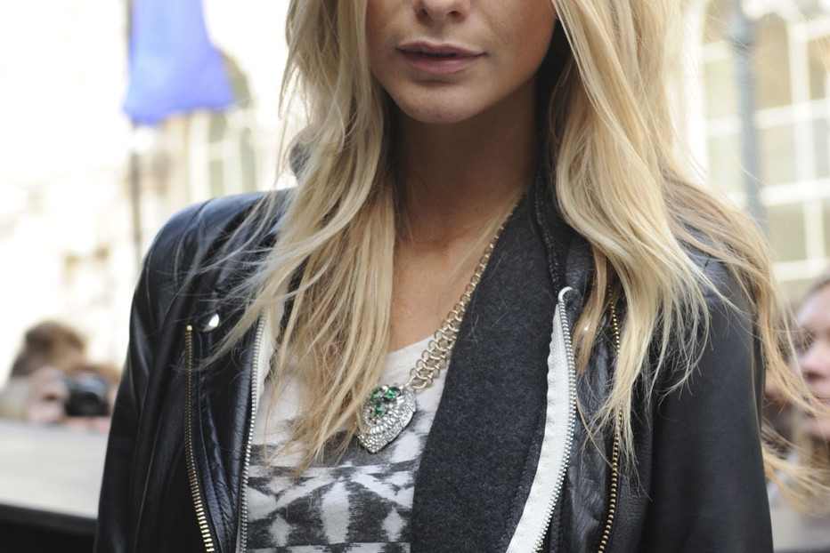 Street fashion z Londynu - modelki po godzinach