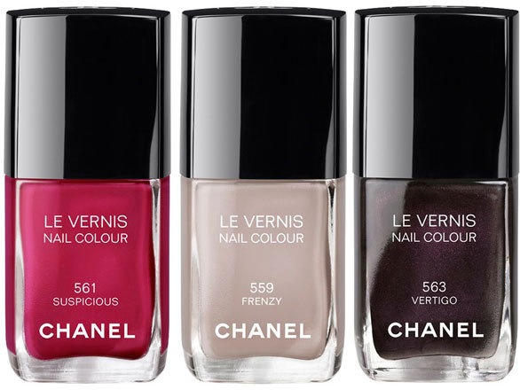 Lakiery do paznokci Chanel, kolekcja jesień-zima 2012/2013