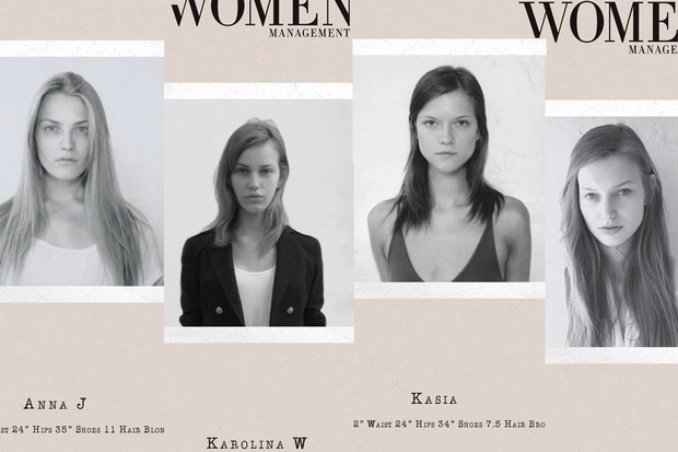 Polskie modelki z agencji Woman Model Management - kompozytki na Fashion Week New York wiosna-lato 2013 / fot. mat. prasowe Women