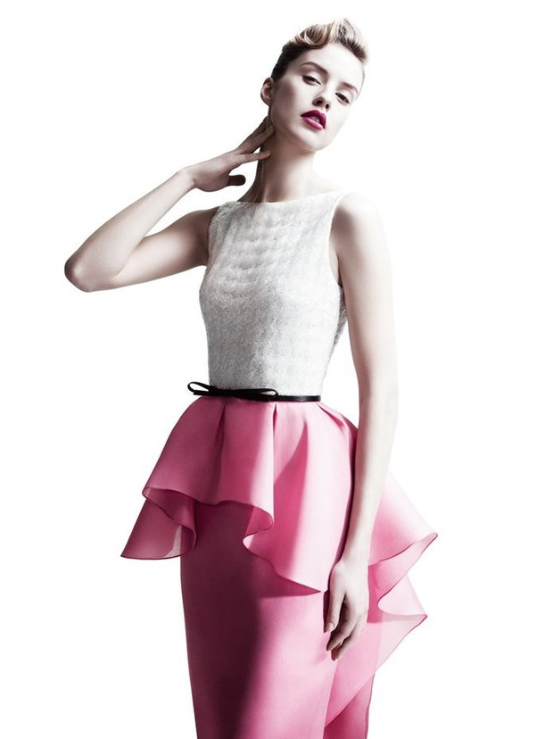 Julia Frauche w kampanii Jason Wu, wiosna-lato 2012