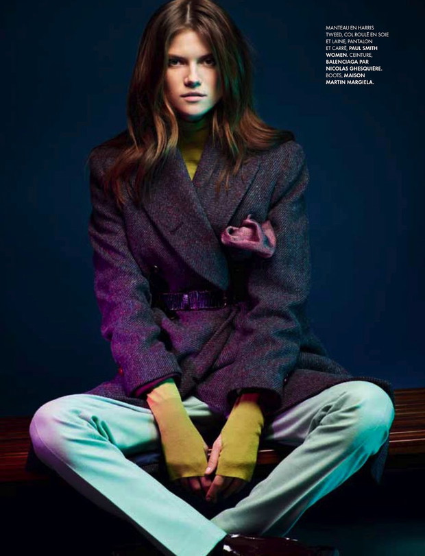 Kasia Struss w ELLE France - zdjęcia pełne koloru
