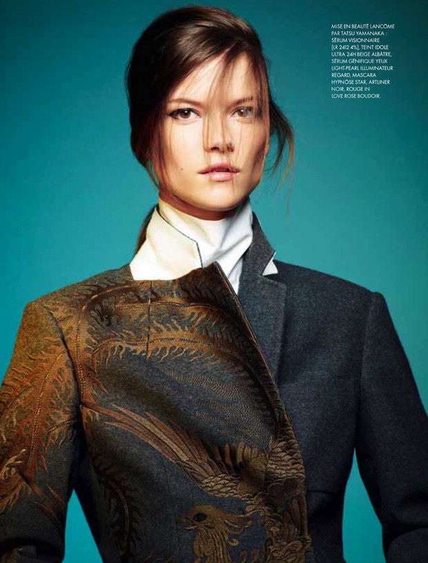 Kasia Struss w ELLE France - zdjęcia pełne koloru