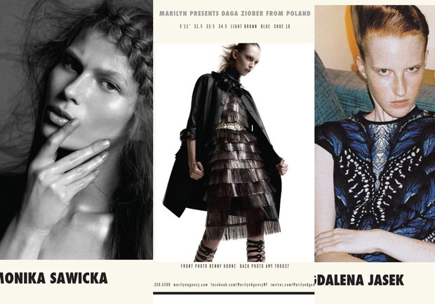 Polskie modelki w agencji Marilyn/ mat. prasowe