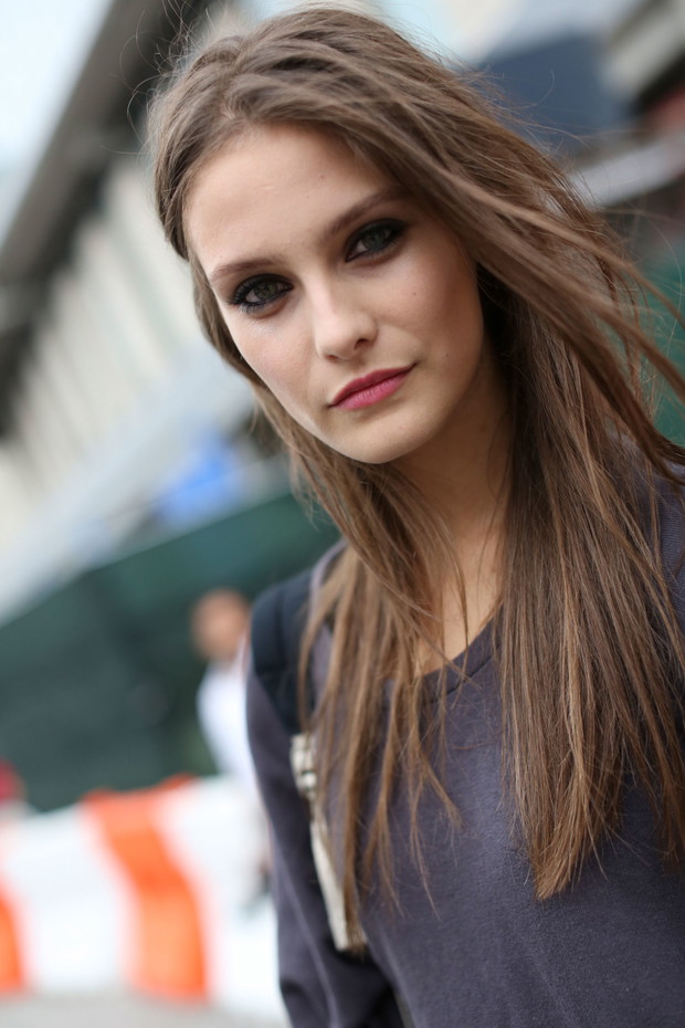 Street fashion: modelki na New York Fashion Week