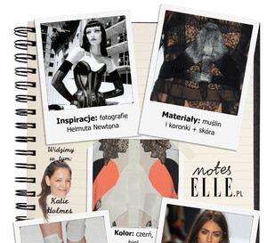 Notes ELLE.pl BCBG Max Azria wiosna-lato 2013 / kolaż ELLE