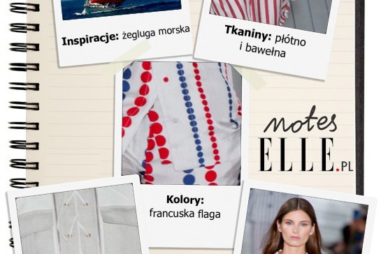 Notes ELLE.pl - Tommy Hilfiger wiosna-lato 2013