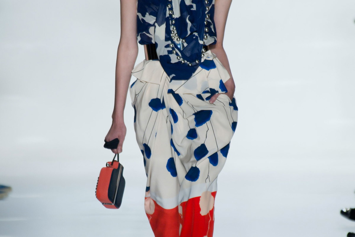 Diane von Furstenberg i okulary Google - wiosna-lato 2013