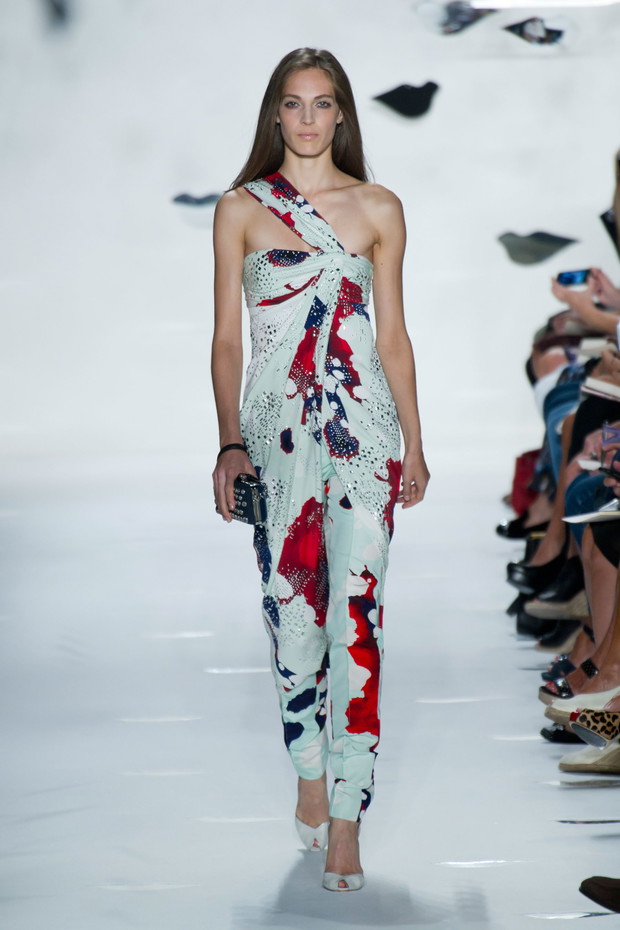 Diane von Furstenberg i okulary Google - wiosna-lato 2013