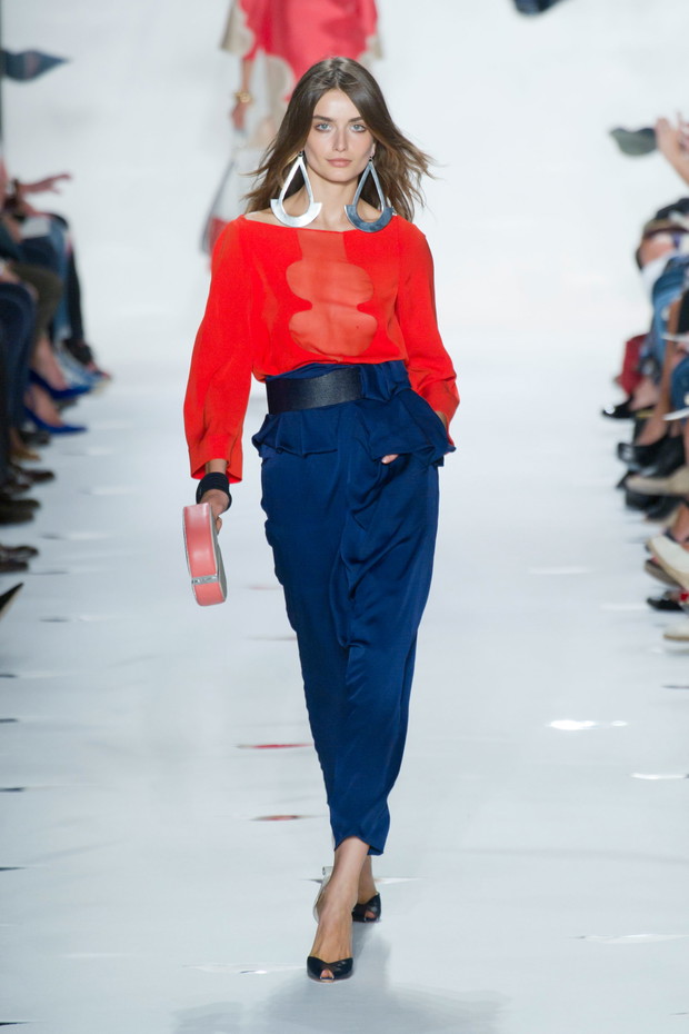 Diane von Furstenberg i okulary Google - wiosna-lato 2013
