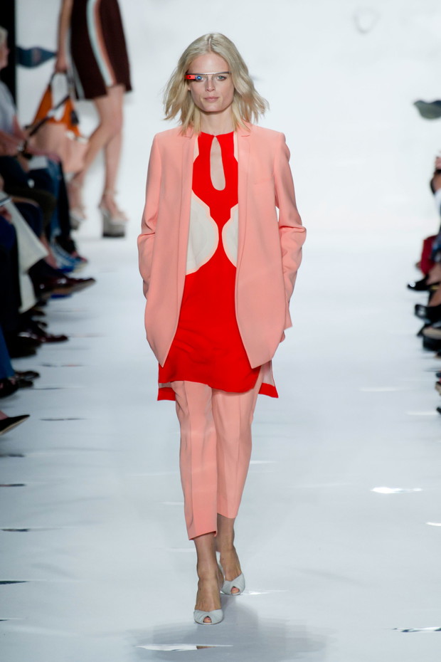 Diane von Furstenberg i okulary Google - wiosna-lato 2013