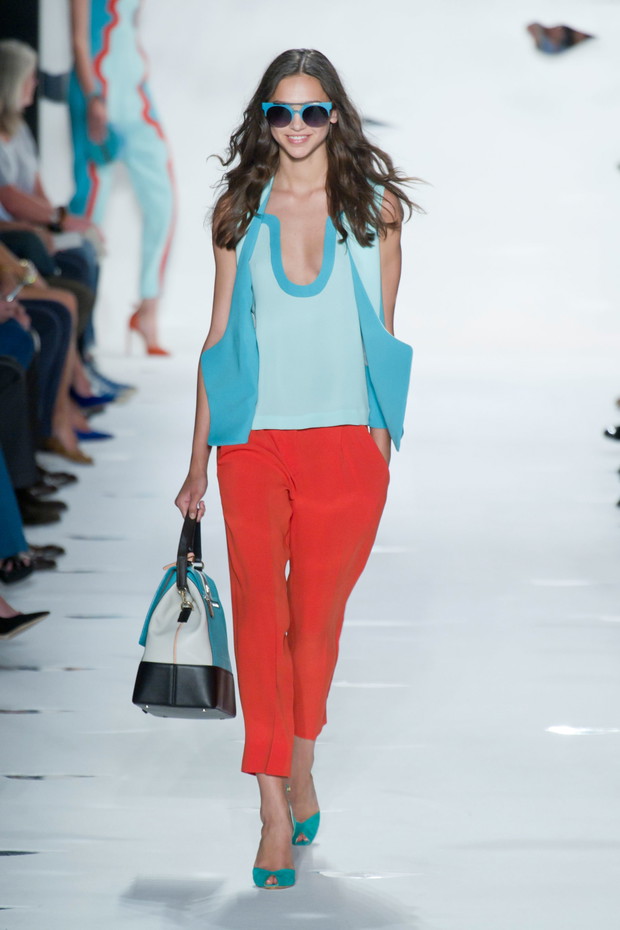 Diane von Furstenberg i okulary Google - wiosna-lato 2013