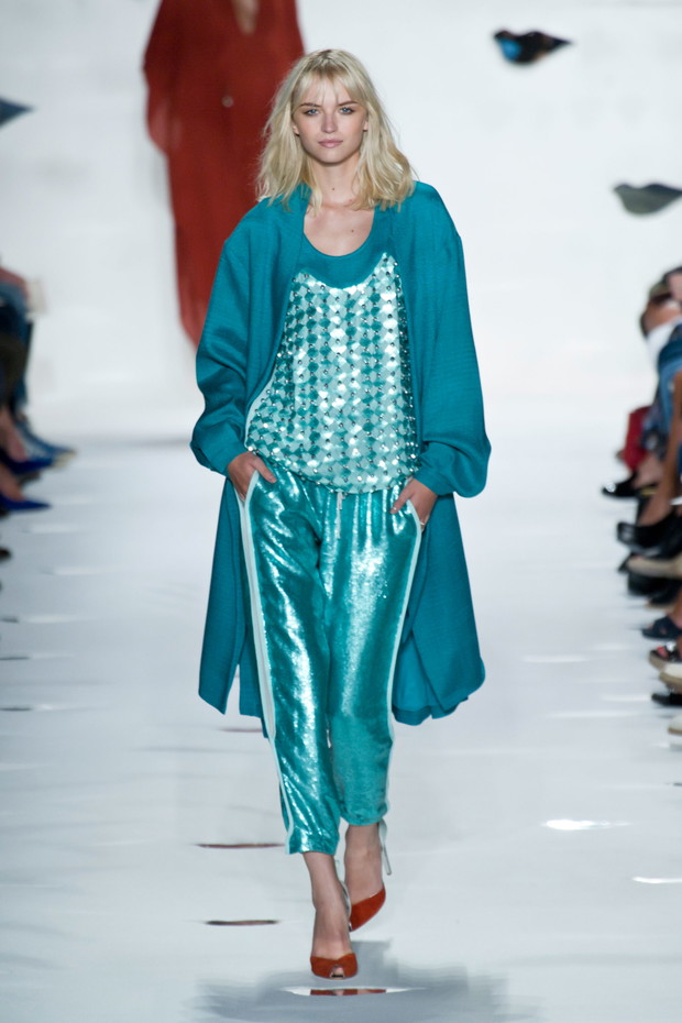Diane von Furstenberg i okulary Google - wiosna-lato 2013