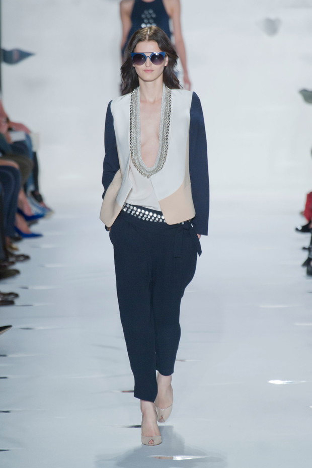 Diane von Furstenberg i okulary Google - wiosna-lato 2013