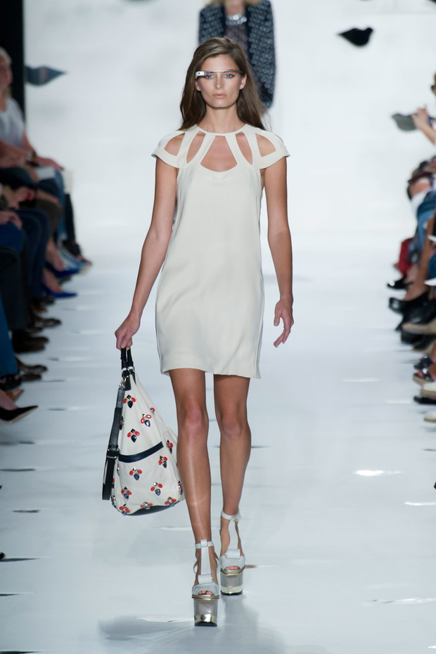 Diane von Furstenberg i okulary Google - wiosna-lato 2013