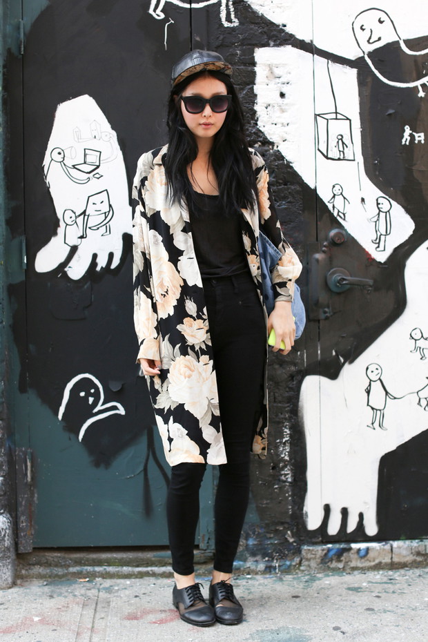 Street fashion: modelki na New York Fashion Week