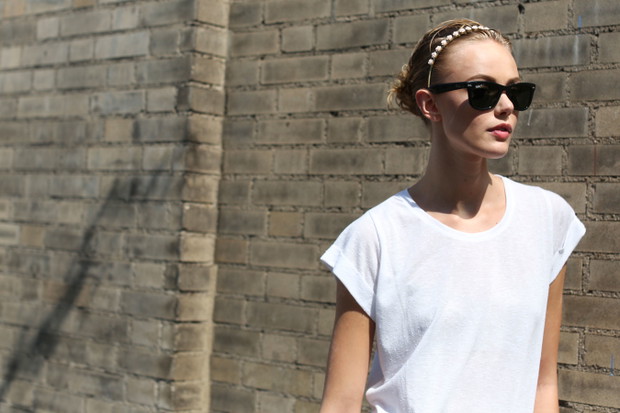 Street fashion: modelki na New York Fashion Week