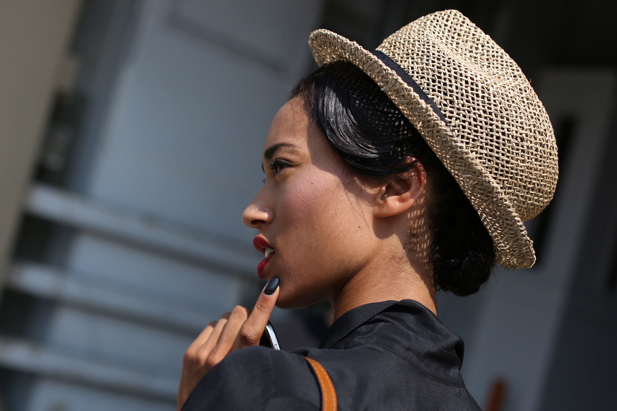 Street fashion: modelki na New York Fashion Week