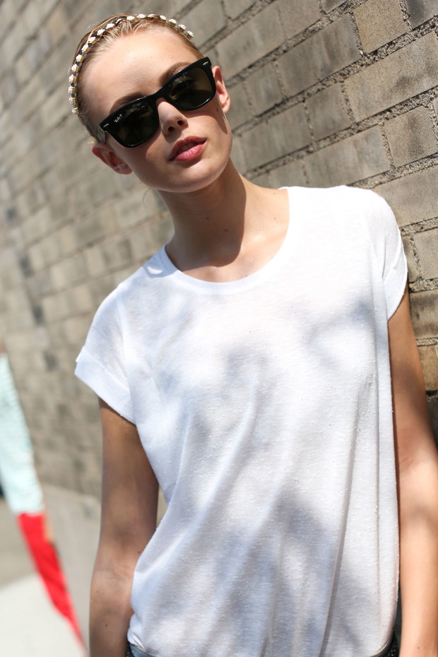 Street fashion: modelki na New York Fashion Week