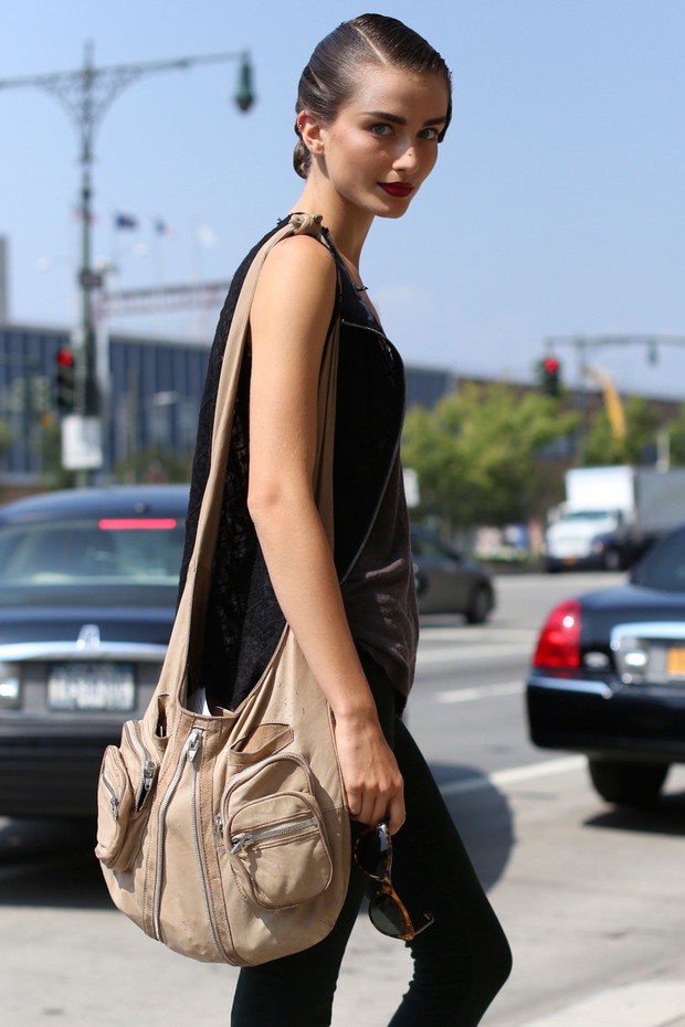 Street fashion: modelki na New York Fashion Week