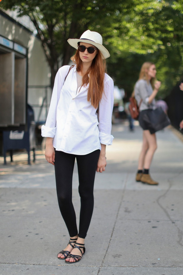 Street fashion: modelki na New York Fashion Week