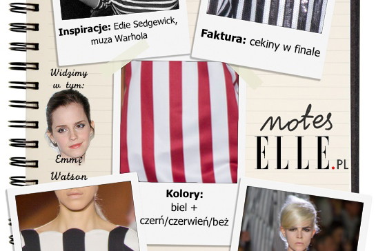 Notes ELLE.pl - Marc Jacobs wiosna/ lato 2013