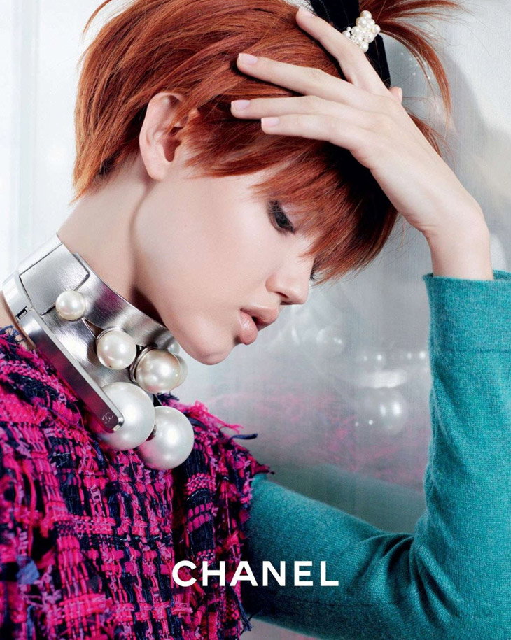 Lindsey Wixson i Sasha Luss w kampanii Chanel wiosna-lato 2014
